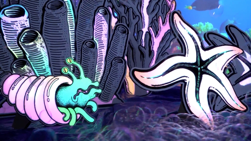 ͶӰںϼչʾȤζĺ綯